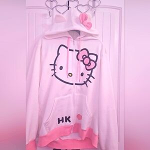 Hello Kitty Pink Sweatshirt with Iconic Design